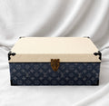Handcrafted Louis Vuitton Vinyl Wooden Box
